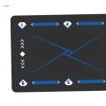 Football Footstep Training Mat Dribble Training Mat for Home Use Children Kids Soccer Enthusiasts.