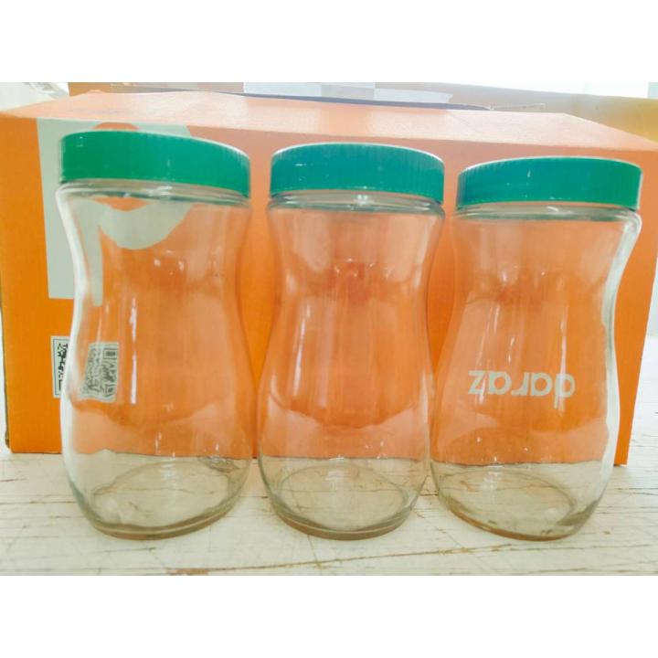 Glassware Food Jar , Food Container,glass Jar (1000ml) 2pcs