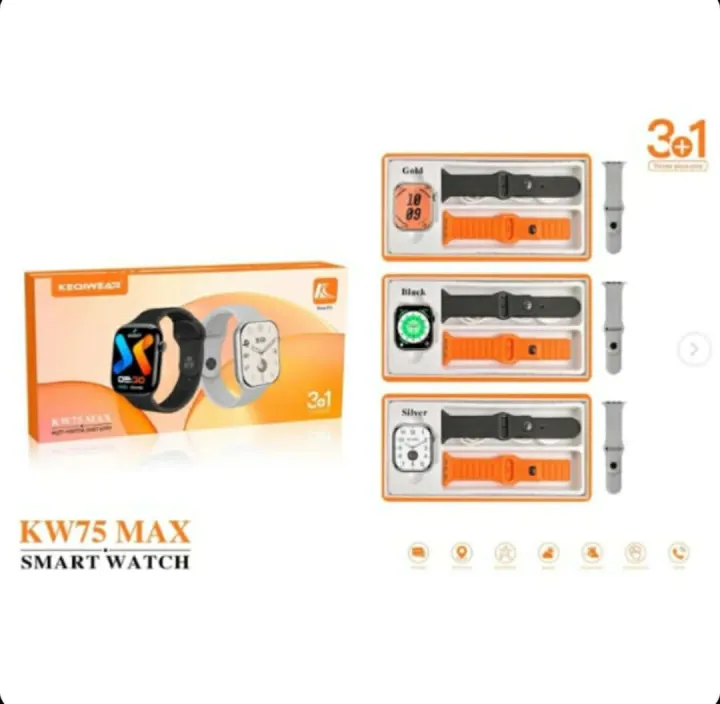 KEQIWEAR%20KW75%20Max%20Smart%20Watch%203%20Straps%20Band%20Full%20HD%20Touch%20Screen%20Wireless%20Charging%20Long%20Battery%20Life%20Smartwatch%20for%20Men%20and%20Women%20-%20Image%202