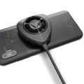 Portable fl02 universal portable mobile phone gaming cooler radiator heat cooling fan phone cooler quick removal. 