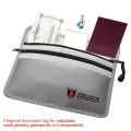 Fireproof Document Bag,Waterproof and Fireproof Money Bag with Zipper,Fireproof Safe Storage Pouch for Passport Ect..