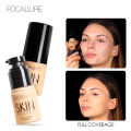 Vnce Lncei FOCALLURE Base Face Liquid Foundation Cream Full Coverage Concealer Oil-control Easy to Wear Face Makeup Foundation Cosmetics. 