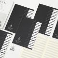 Five Lines Music s book Music Staff Stave book.