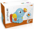 Children's bathroom, elephant shower, water pump, hand spray, elephant bath, water play, toys, pink, pink and blue. 