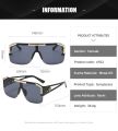 New Luxury Oversized Men Sunglasses Retro Brand Designer Sun Glasses For Women Fashion Gradient Square Shades Eyewear.