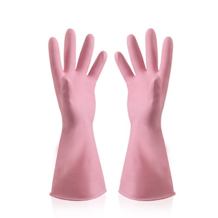 1%20Pair%20Latex%20Gloves%20anti-Scratch%20Housework%20Cleaning%20Gloves%20Non-slip%20Dish%20Washing%20Clothes%20Kitchen%20Laundry%20Rubber%20Cleaning%20gloves%20-%20Image%202