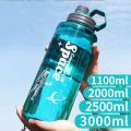 1L 1.5L 2L 3L Large Capacity Sports Water Bottle Outdoor Fitness Water Cup Bicycle Camping Mountaineering Portable Fitness Jug. 