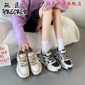 Yue Chen Casual Sneakers Women's Spring and Summer New All-Matching Women's Shoes Running Shoes Thick Bottom Non-Slip Net Surface Dad Shoes Women's.