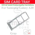 Samsung Galaxy A20 Sim Tray Micro SD Card Slot with Sim Ejector Pin Replacement Part.