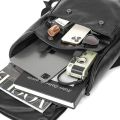 Fashion Men's Backpack Casual Solid Leather Backpack Men High Capacity Travel Backpack Schoolbags Brand Design Back Packs Bags.