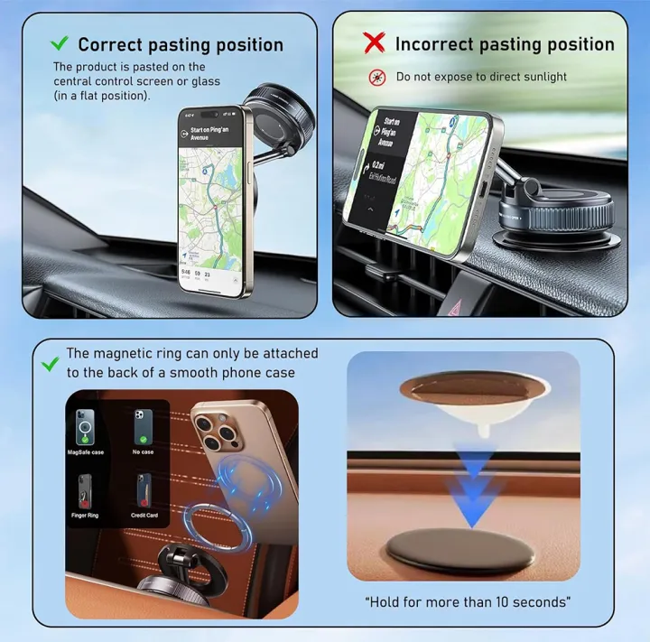 TIMACK%C2%AE%20VACUUM%20SUCTION%20MAGNETIC%20BRACKET%20K007%E2%80%94%E2%80%94%20Car%20Phone%20Magnetic%20Stand%20Mechanical%20Vacuum%20Suction%20Cup%20Rotate%20360%C2%B0%20Magnetic%20Adsorption%20Bracket%20Navigation%20Universal%20Holder%20-%20Image%209