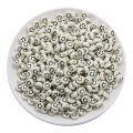 50Pcs/Bag Acrylic Smiley Face Flat Beads Fashion Jewelry Manufacturing Process. 