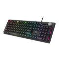 Aula F2028 Membrane Gaming Keyboard - RGB Backlight, Professional Gaming Office Keyboard - Elevate Your Gaming and Work Setup. 