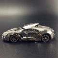 Model 3D Puzzle Metal Model Kit Hypersport Racing Car Assembly Model DIY 3D Cut Model Puzzle Toys for Adult. 