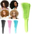 【Daily Necessities For Anyone Store】Octopus Detangling hair Brush Scalp Massage Silicone  Women Curly Wide Professional Anti Knot Air Cushion Salon. 