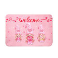 Welcome Mat Scratch Resistant Multifunctional Gnome Decorative Door Rug. 