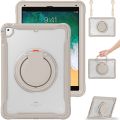 For iPad Air / Air 2 / 9.7 2018 / 2017 Heavy Duty Hybrid Tablet Case with Handle & Strap.