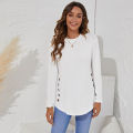 Maternity Clothes Long Sleeve Blouse T-Shirts Tees Spring Autumn New Casual Female Women Solid O-Neck Blouse Shirts Pullover Top. 