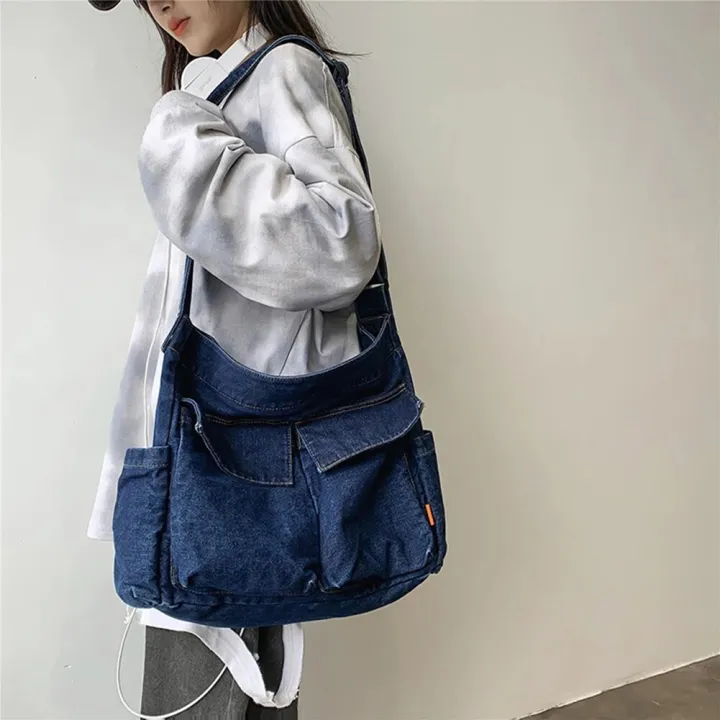 Denim%20Crossbody%20Bags%20for%20Women%20Japanese%20Style%20Unisex%20Casual%20Pocket%20Books%20School%20Bag%20for%20Students%20Shoulder%20Bags%20Large%20Jeans%20Bag%20-%20Image%204