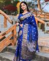 Elegant Style Original Japani Silk Bodhua Print Saree With Blouse Piece - Perfect & Suitable For Any Occasion.
