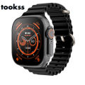 Tookss T800 Ultra Smartwatch Wireless Charging Bluetooth Call Watch For Men WOmen IP67 Waterproof Heart Rate Sleep Monitoring Smart Watch 1.99" HD Screen. 