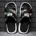 Summer Slippers Men Home Indoor Slides for Men's Shoes Comfort Flat Sole Non-slip Flip-flops Trend Beach Shoes Sport Slippers.