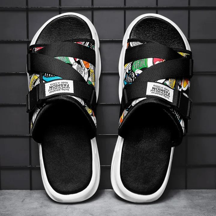 Summer%20Slippers%20Men%20Home%20Indoor%20Slides%20for%20Men's%20Shoes%20Comfort%20Flat%20Sole%20Non-slip%20Flip-flops%20Trend%20Beach%20Shoes%20Sport%20Slippers%20-%20Image%204