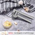 Garlic Masher 304 Stainless Steel Mincer Crusher Chopper & Peeler Set Rust Proof Anti-Corrosion Dishwasher. 
