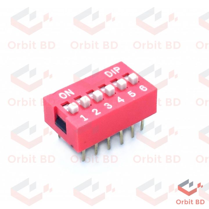 3Pcs%206%20Position%20DIP%20Switch%202.54mm%20Pitch%20Horizontal%20DIP%20Switch%20Six%20Positions%20Piano%20Type%20Dial%20DIP%20Slide%20Switch%20For%20Electronics%20Circuit%20PCB%20-%20Image%206