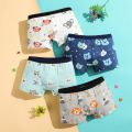 SMY New Fashion Kids Boys Underpants Cotton Dinosaur Print Boxer Briefs for Boys 3-15 Years Old. 