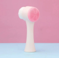 Double-Sided Silicone Face Brush – Portable Deep Cleansing and Massage Tool for Pores and Skin Care.