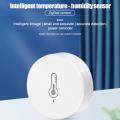 ZigBee Temperature And Humidity Intelligent Sensor Tuya Whole House Home Linkage Wireless Temperature And Humidity Sensor. 