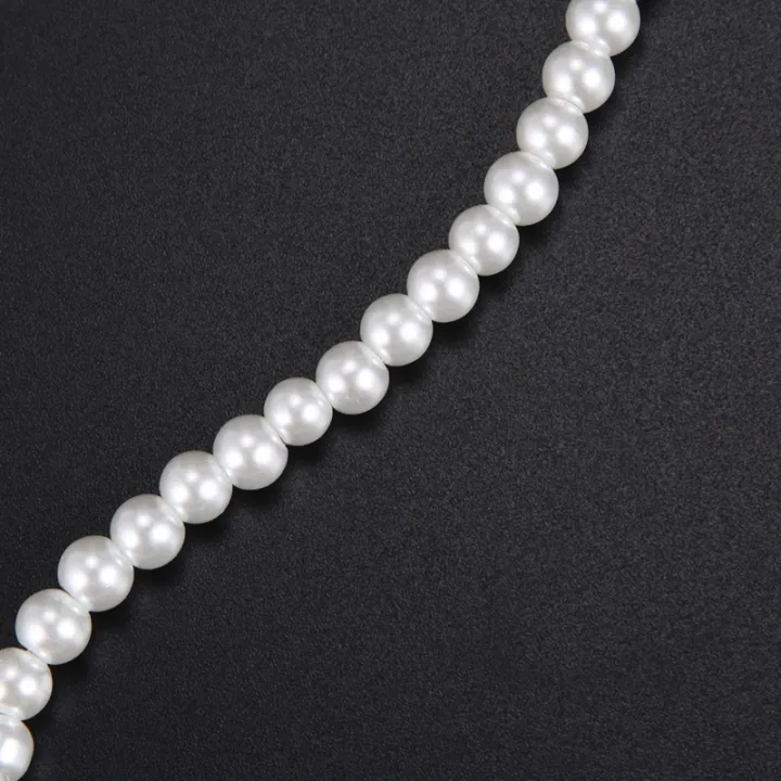 Charm%20Pearl%20Necklace%20w.%20Metal%20Clasp%20-%20Image%205