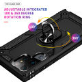 Vantime for Samsung Galaxy S22 Ultra 5G Hard Case Hybrid Cover Stand Holder Casing. 