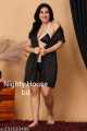 Silk Three Part Nighty - Elegant & Luxury Night Dress for Women - Comfortable Wear - Embrace Comfort and Style in Every Season. 
