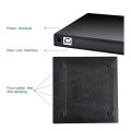 USB 2.0 External DVD CD RW Disc Writer Player Drive For PC Laptop Notebook + USB Power Cable Data Cable.