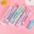 Mini Hair Straightener Multicolor Flat Iron Curler Ceramic Tourmaline Plate Easy Use And Carry Pocket Curling Styling Tool. 