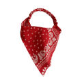 Elastic hair bands headband flower print hair scarf floral triangle bandanas nicle. 