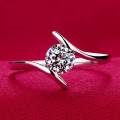 Women's Silver Finger Ring Fashion Jewelry Accessory.