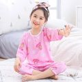 Children's Pajamas Set 2pcs Cartoon Kids Sleepwear Baby Boys Clothes Sleep Suit Summer Cotton Pyjamas Infant Nightwear For Girls.