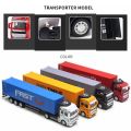 【Toy life hall】Children Car Toy 1: 48 Alloy Container Toy Model Truck. 