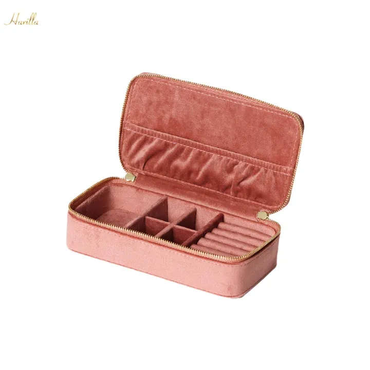 Jewelry%20Box%20Organizer%20Dual%20Zippers%20Display%20Holder%20Boxes%20Traveling%20for%20Stud%20-%20Image%207
