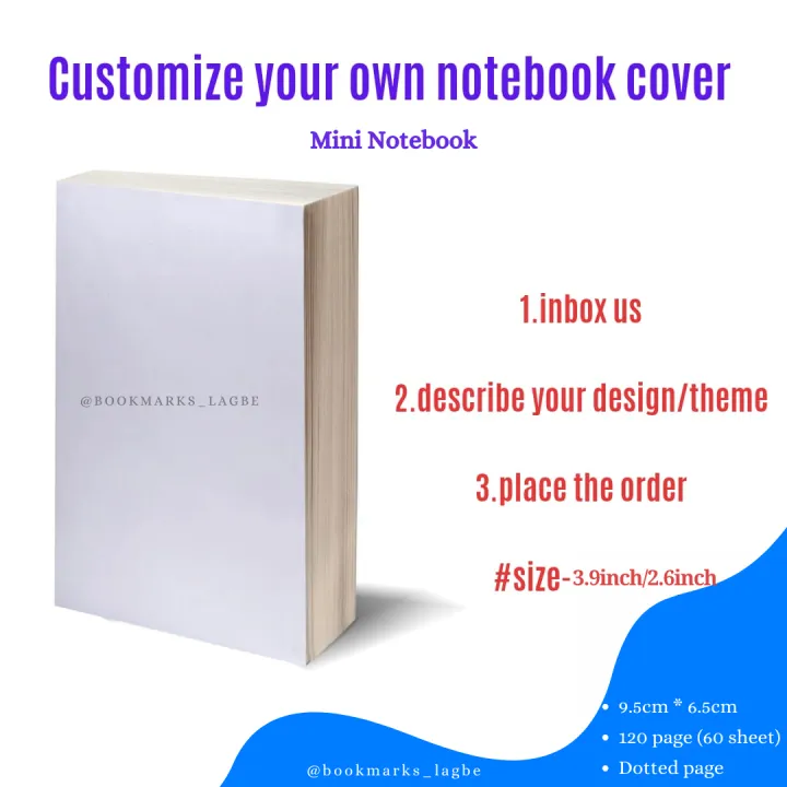 Customize Notebook Debut Customized Notebook)// Choose Your Own Custom Design And Get Your ...