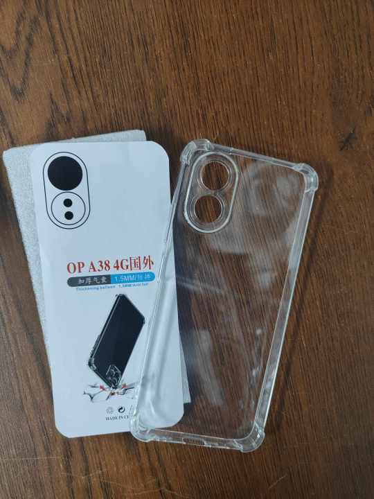 FOR OPPO A38 4G SOFT CLEAR TRANSPARENT BACK COVER