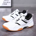 New Men's Leather Shoes Fashion Tennis Table Tennis Shoe Training Badminton Shoe Large Size 38-46 Outdoor Sneakers Running shoes. 