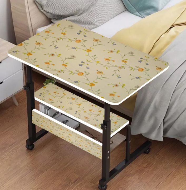 Laptop Table Double Layer Adjustable Reading Table (Moveable & Height ...