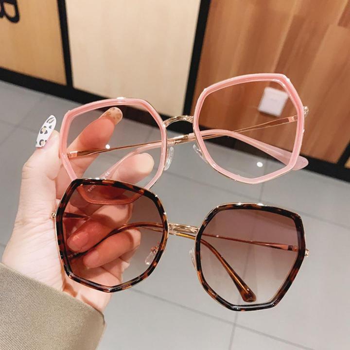 Goggles Shades Glasses Irregular Glasses Gradient Glasses Big Frame Eyewear Square Glasses Sunglasses Glasses