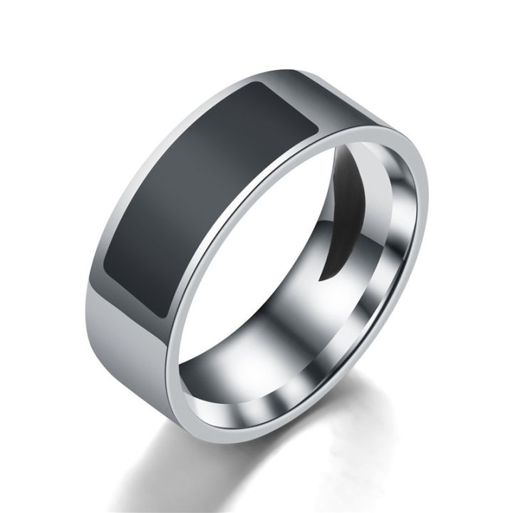 Stainless%20Steel%20Band%20Ring%20Men's%20Smart%20Ring%20Fashion%20NFC%20Ring%20-%20Image%204