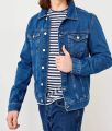 Blue Color Fashionable Denim Jacket For Men - Denim Jacket. 