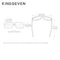 KINGSEVEN 100% Polarized Vintage Men Wooden Sunglasses Wood UV400 Protection Fashion Square Sun glasses Women Gafas De sol. 